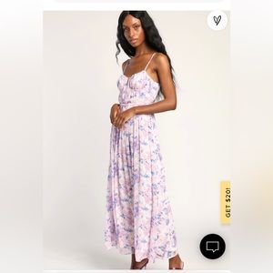 Lulus Bustier Maxi Dress